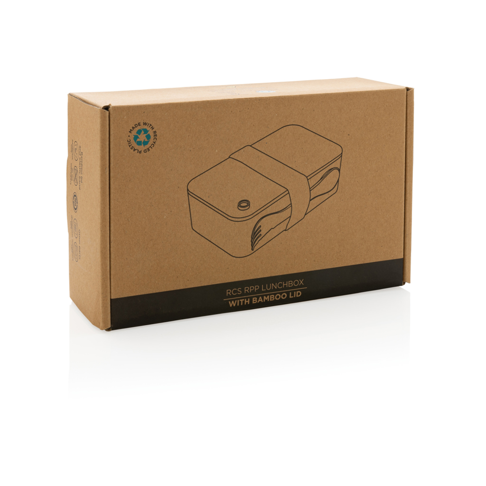 PP lunchbox met bamboe deksel