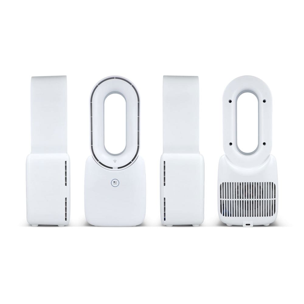 inSide Out Bladeless Soft Wind Fan Brislux met LED-verlichting 