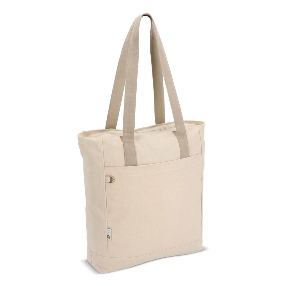 InSideOut Reuuz Canvas Draagtas 33 x 42 x 10 cm - Ecru / Beige
