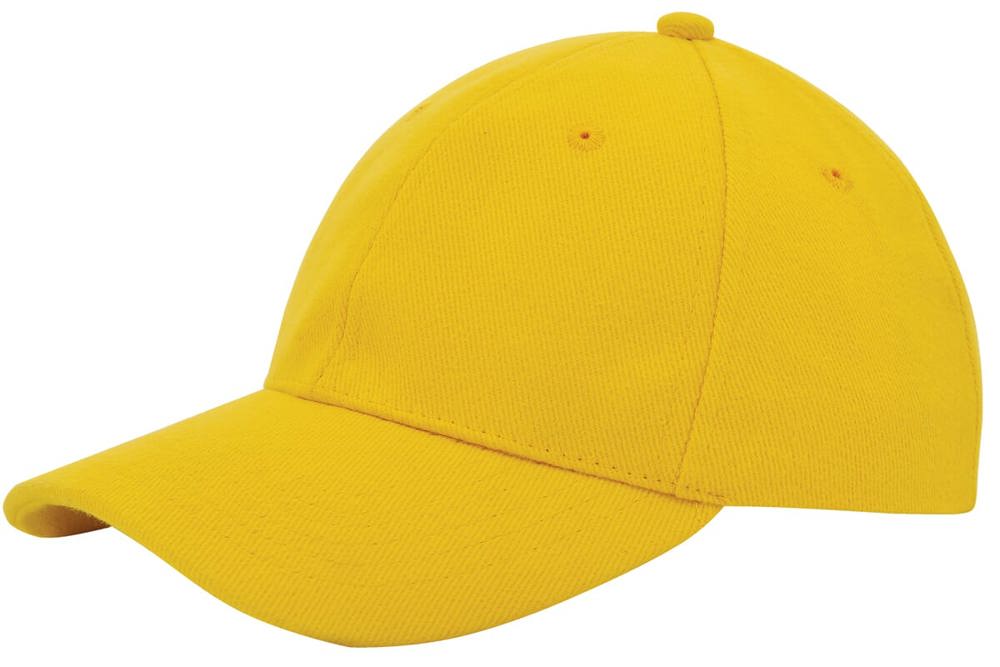 Heavy brushed cap - Geel (PMS 101c) / Geel