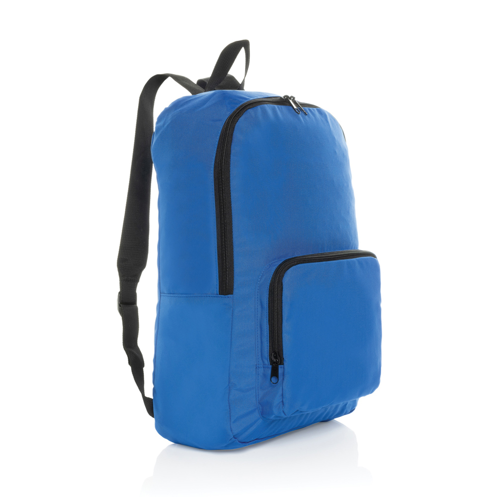 Dillon AWARE™ RPET opvouwbare klassieke rugzak - royal blue (± PMS 19-4050 TCX)