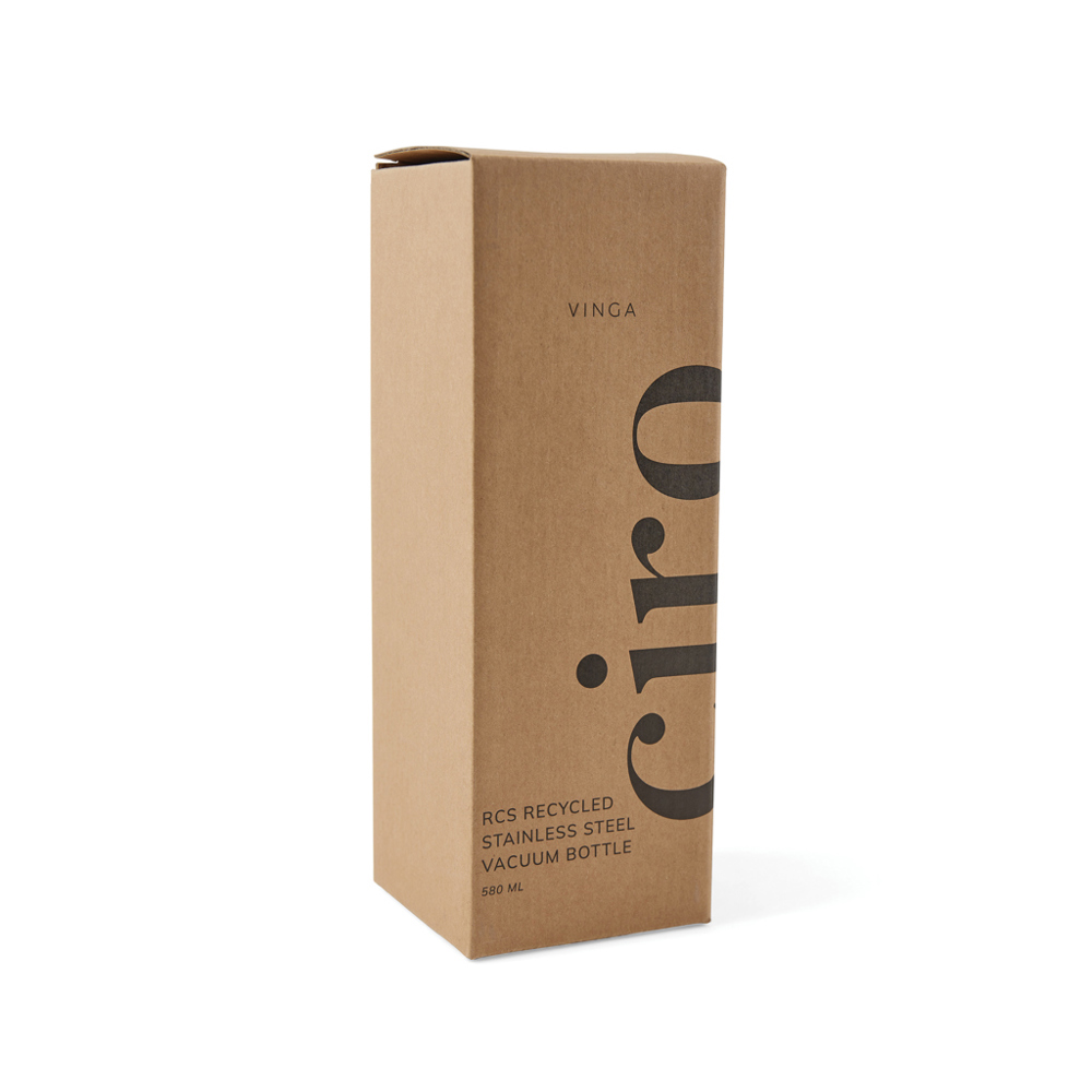 VINGA Ciro RCS gerecycled RVS vacuümfles 580ML