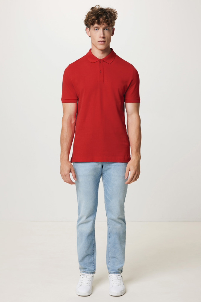 IQONIQ Yosemite gerecycled katoen pique polo