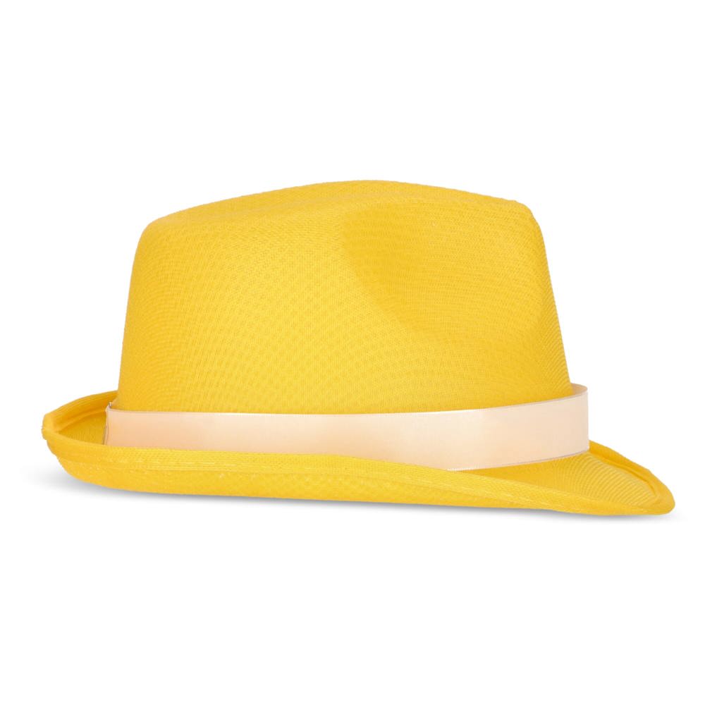 Polyester hoed met band