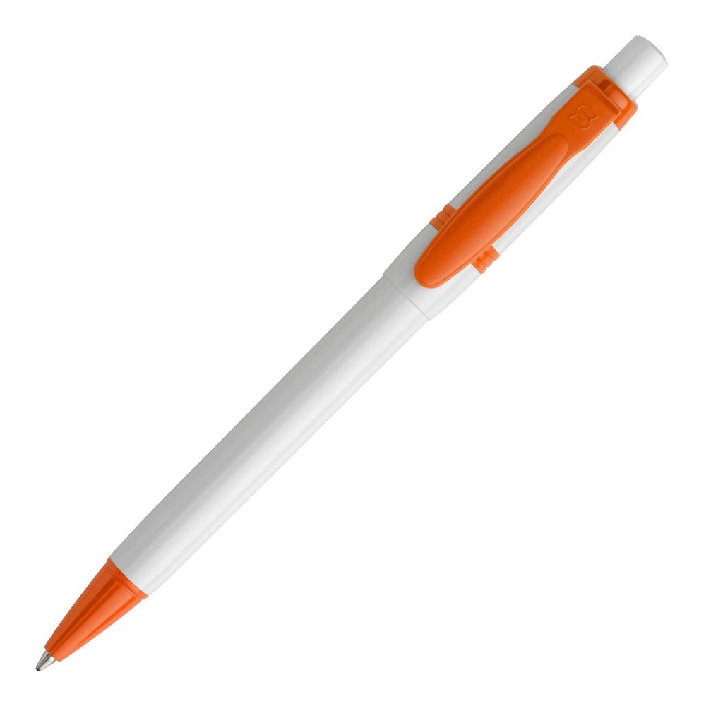 Balpen Olly hardcolour - Wit / Oranje