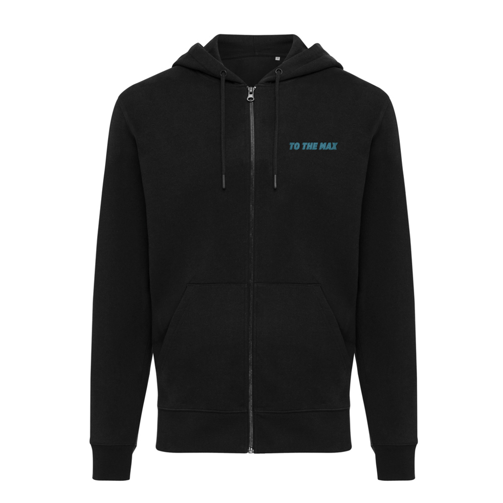 IQONIQ Abisko gerecycled katoen hoodie met rits