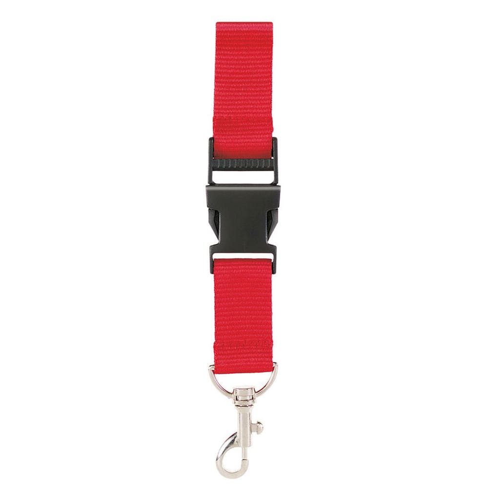 Neklint 2,5 cm met safetybreak - Rood (PMS 199c) / Rood