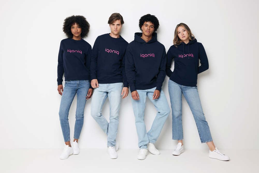 IQONIQ Jasper gerecycled katoen hoodie