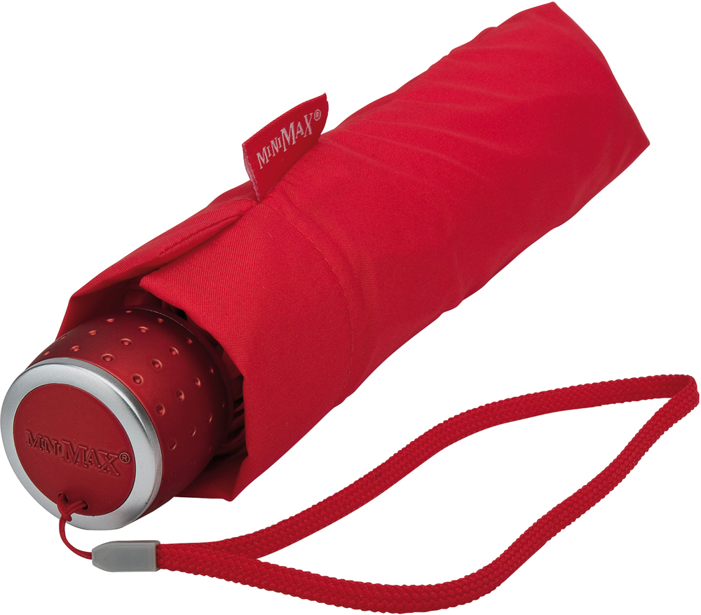 MINIMAX - Opvouwbaar - Handopening - Windproof - 100 cm - Rood