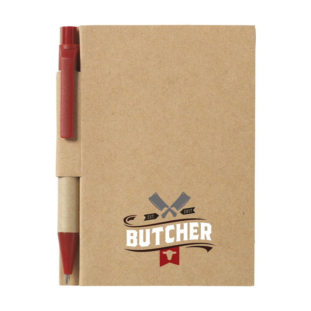 RecycleNote-S notitieboek - Rood