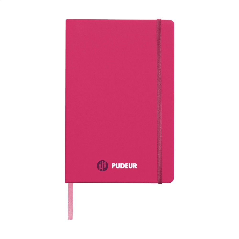 Note Notebook A5 notitieboek - roze (± PMS Rubine Red)