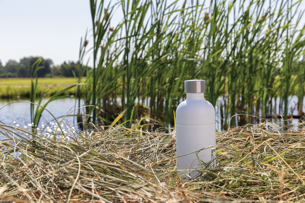 Soda RCS gecertificeerde gerecycled rvs drinkfles