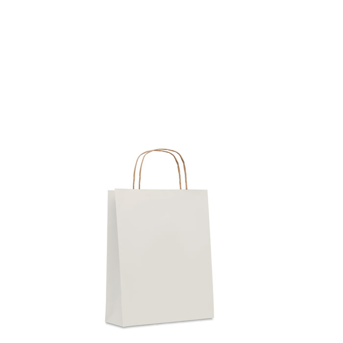 PAPER TONE S - Kleine papieren geschenktas - Wit