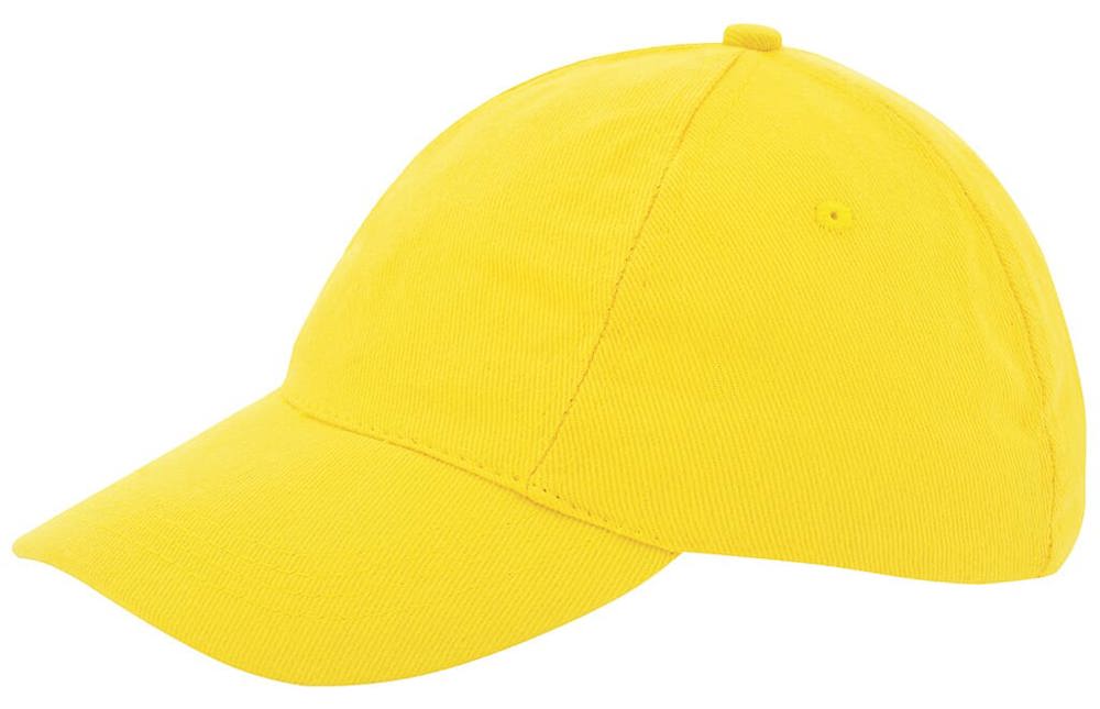 Kinder brushed promo cap - Geel (PMS 101c) / Geel