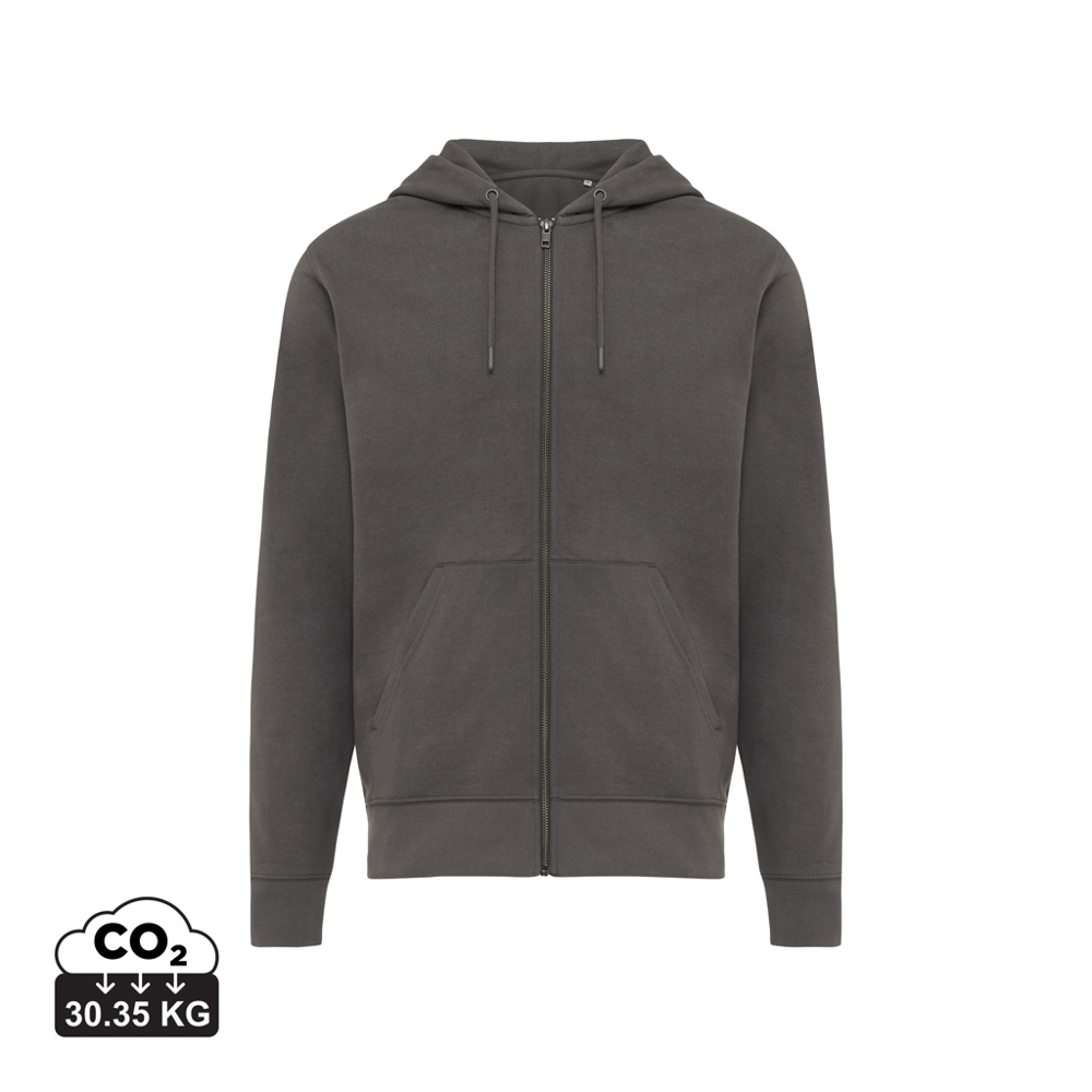 IQONIQ Abisko gerecycled katoen hoodie met rits