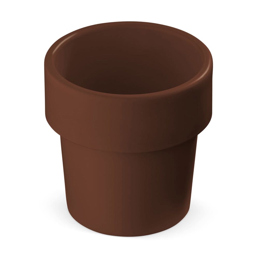 Hot-but-cool beker met aardbeien zaadjes - Bruin