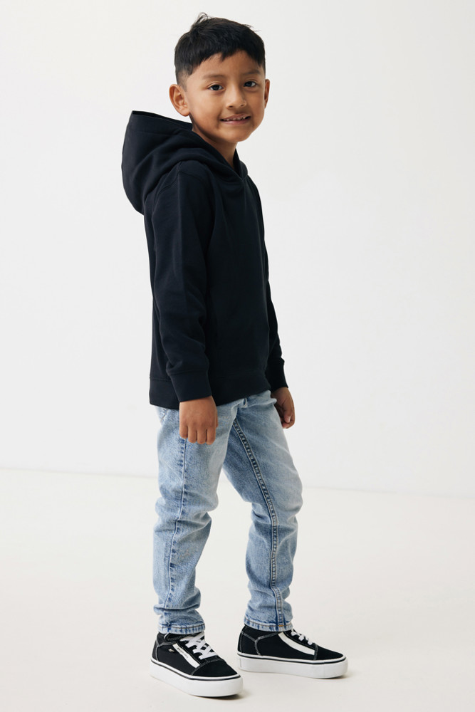 IQONIQ Yengo kids recycled katoen hoodie met steekzakken