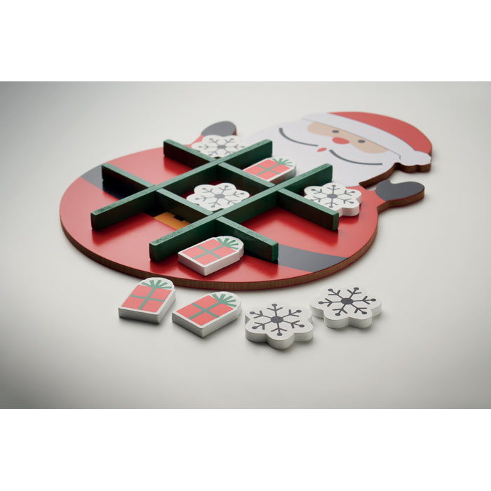 HOHOTOE - Kerstmis houten tic tac toe