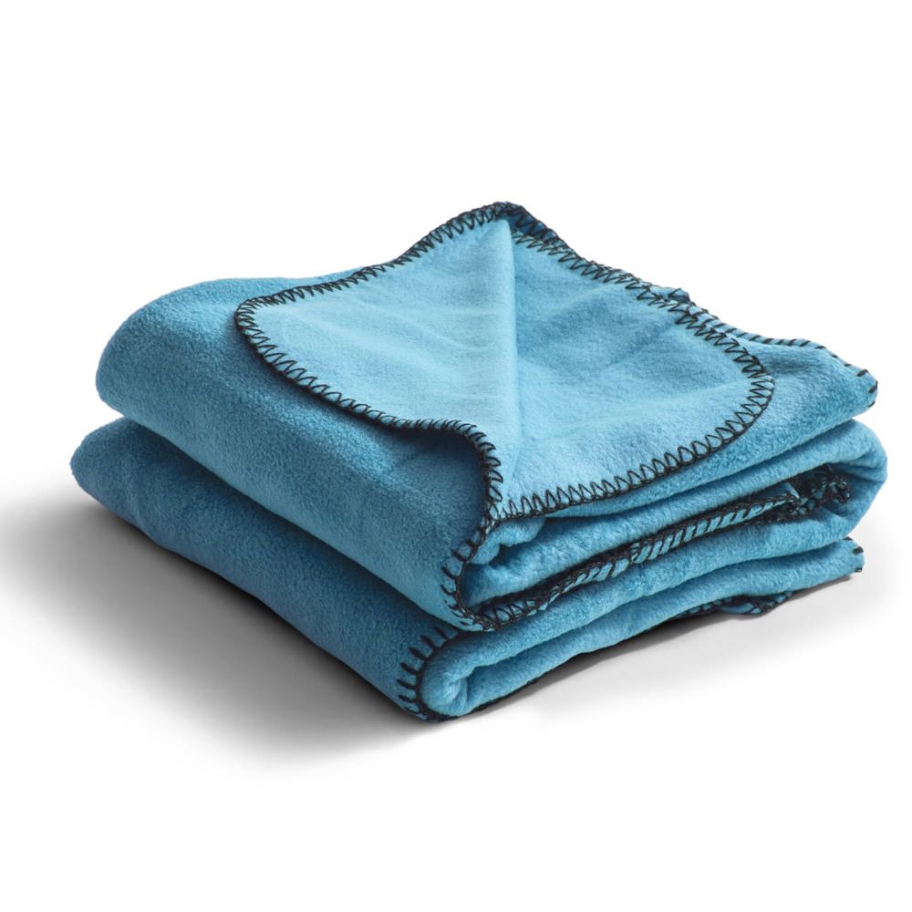 Nightingale fleece deken 130x170 cm - Lichtblauw