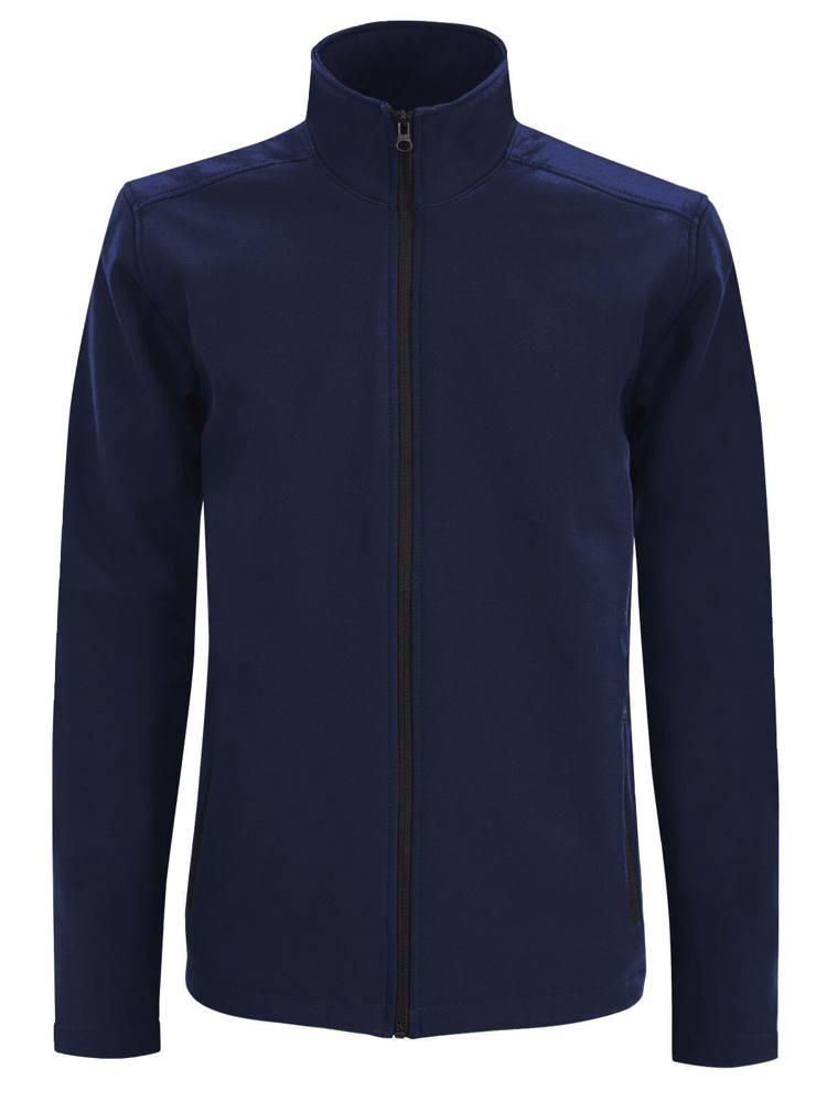 BS Visitor softshell jas, 280 gr/m² - Navy (PMS 5395C)