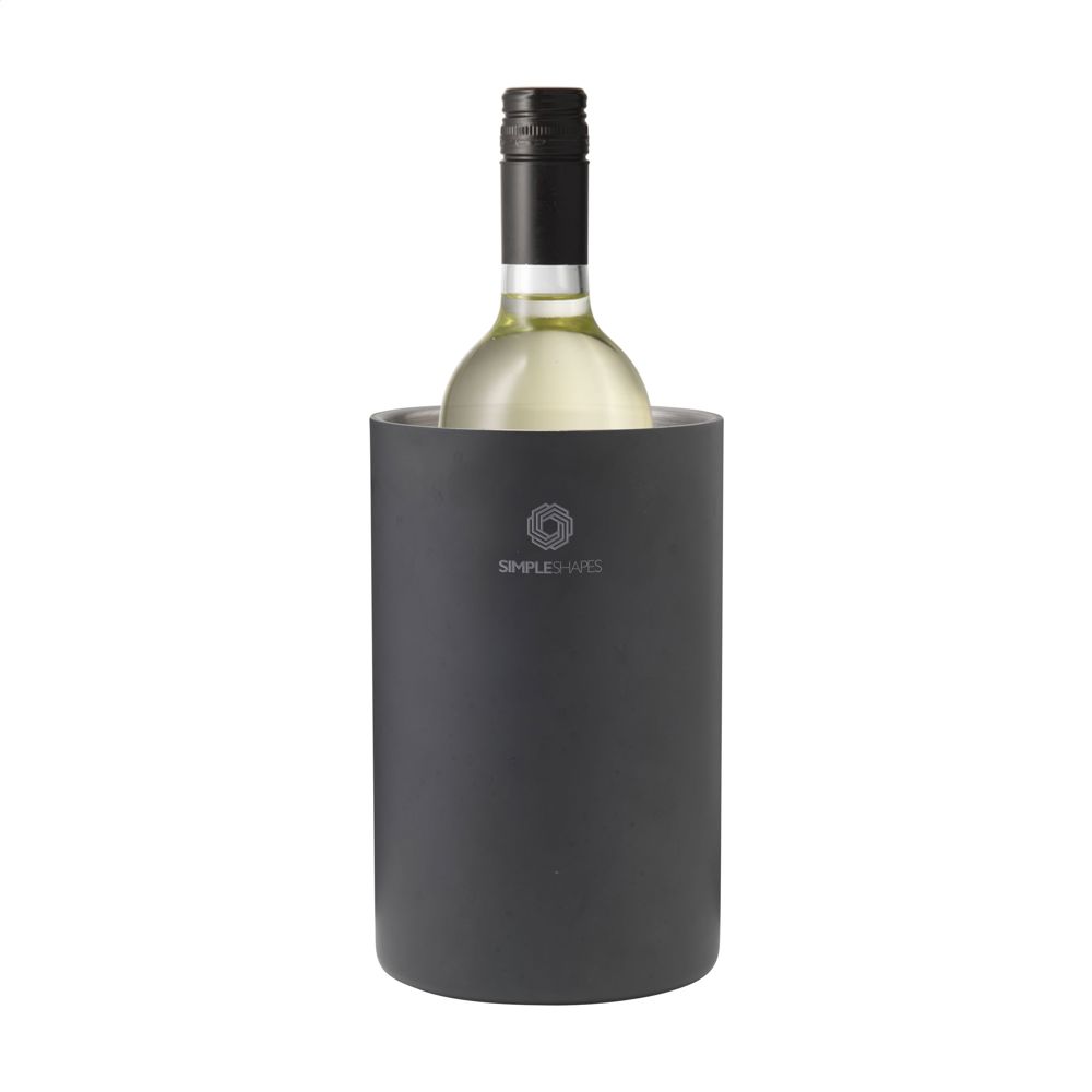 CoolSteel RCS Recycled Steel wijnkoeler - Zwart