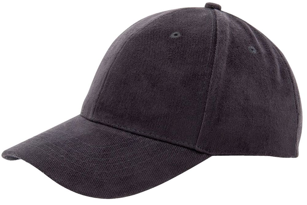 Heavy brushed cap - Zwart (Black) / Zwart