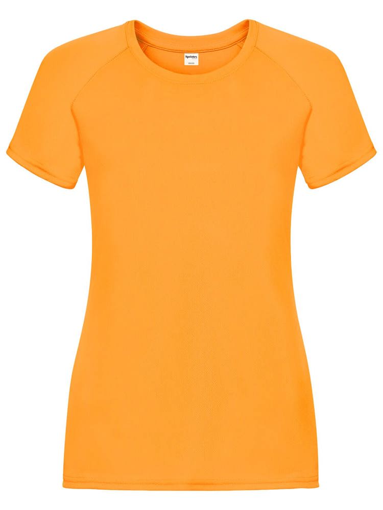 SP Run dames sportshirt, 140 g/m² - Neon Oranje