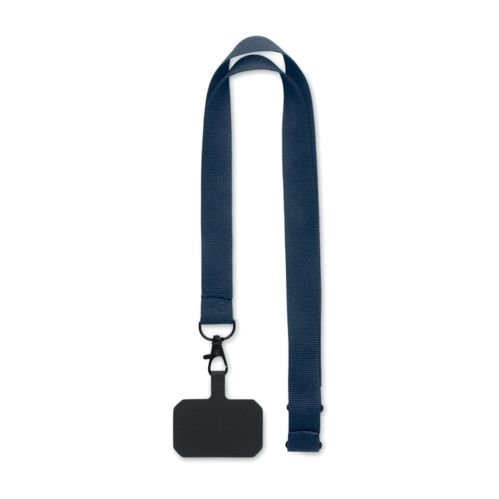 AMESTE - Lanyard telefoonhouder - blauw