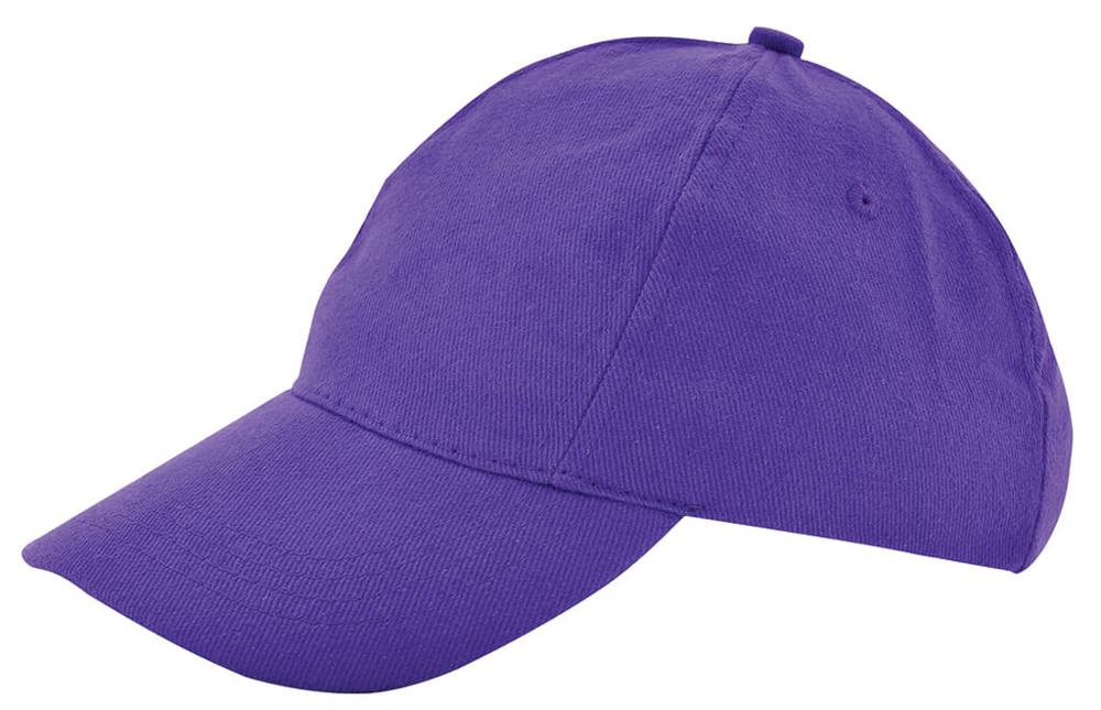 Kinder brushed promo cap - Paars (PMS 268c) / Paars