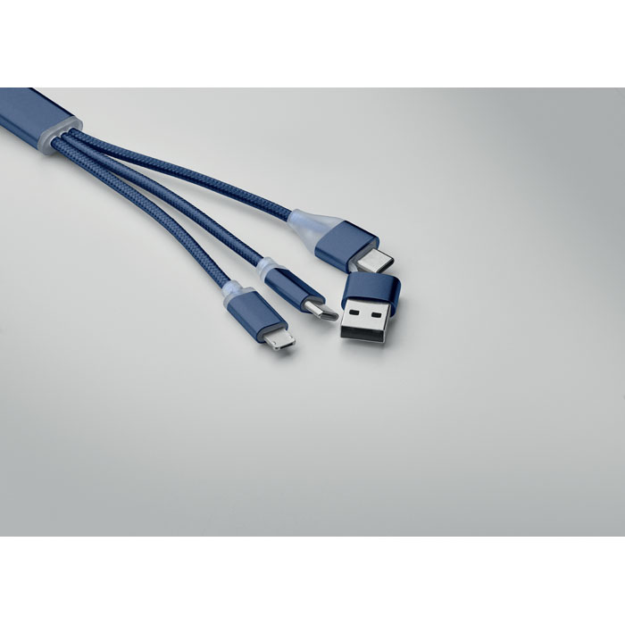 BLUE - 4 in 1 oplaadkabel type C
