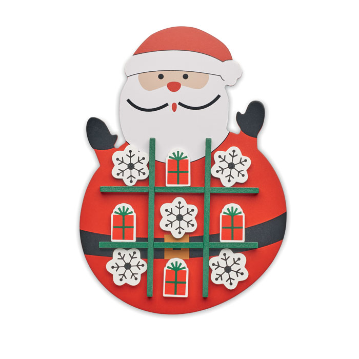 HOHOTOE - Kerstmis houten tic tac toe