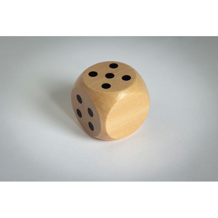 DADO - Schima houten dobbelsteen 5cm