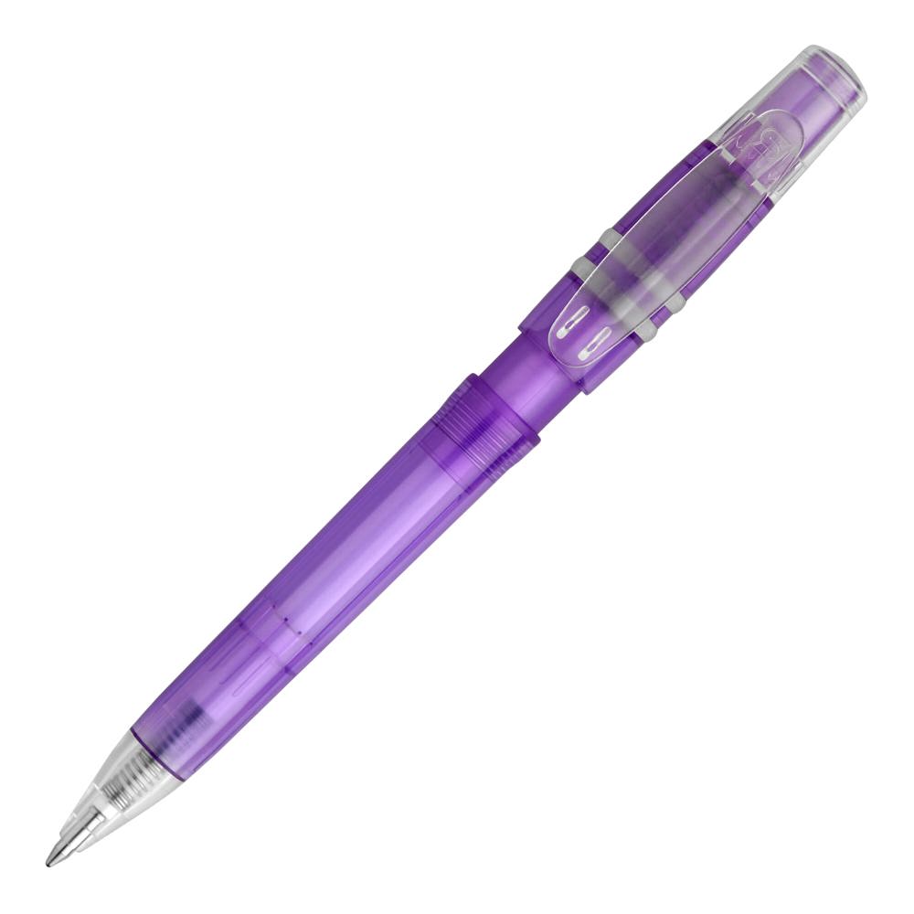 Balpen Nora Clear transparant - Transparant / Paars