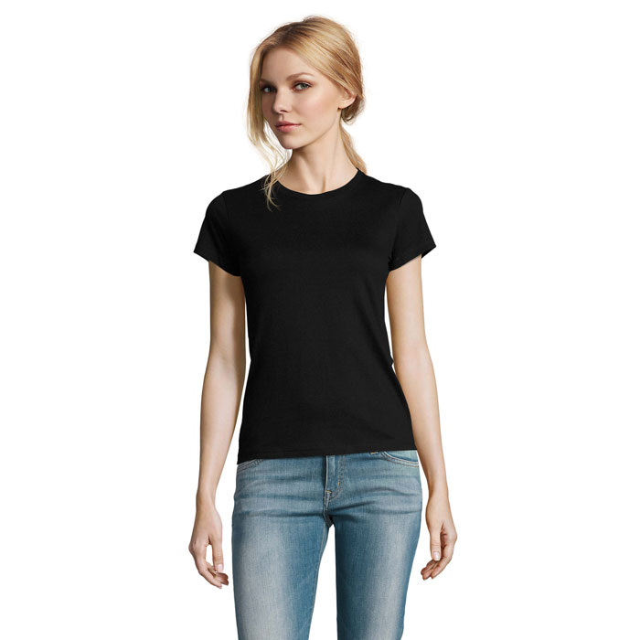 IMPERIAL WOMEN - IMPERIAL DAMES T-Shirt 190g - Diep Zwart