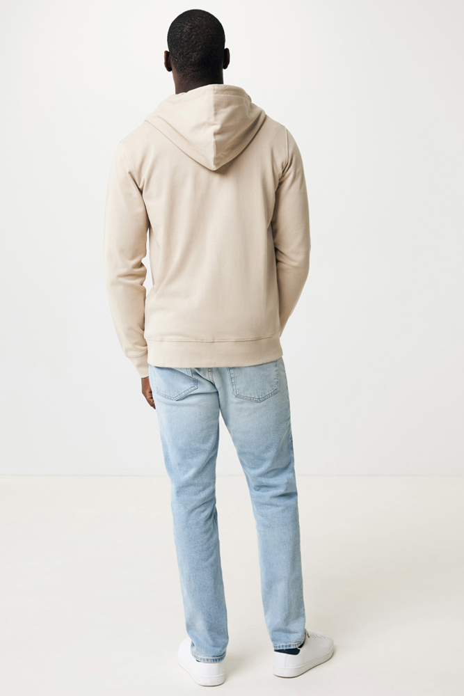 IQONIQ Abisko gerecycled katoen hoodie met rits