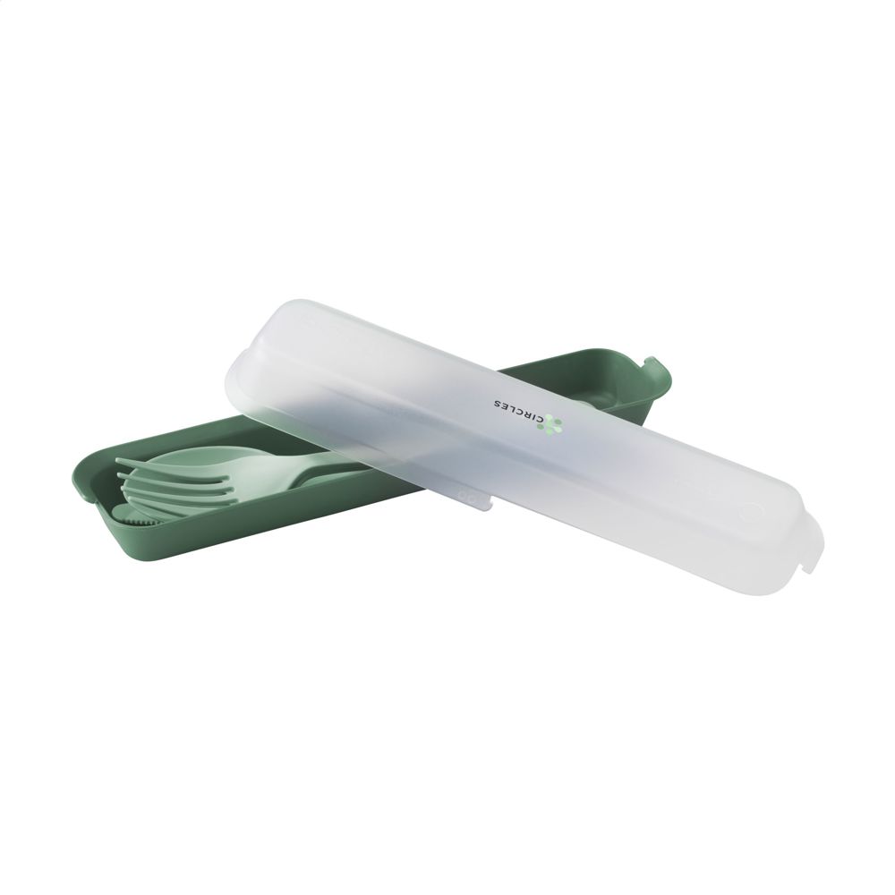 Outdoor 3-piece Bestekset - forest dark