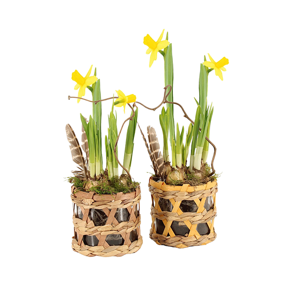 Easter wicker basket medium - Narcis