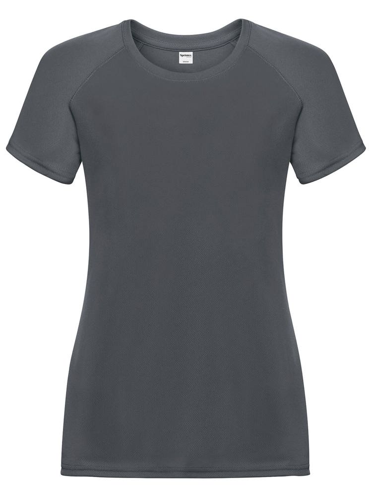SP Run dames sportshirt, 140 g/m² - antraciet