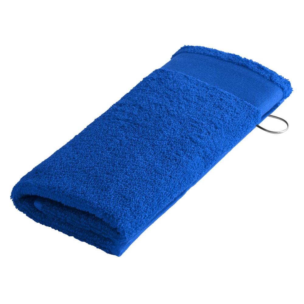 Sophie Muval golfhanddoek 55x30 cm, 450 gr/m² - Kobaltblauw (PMS 286c) / Kobaltblauw