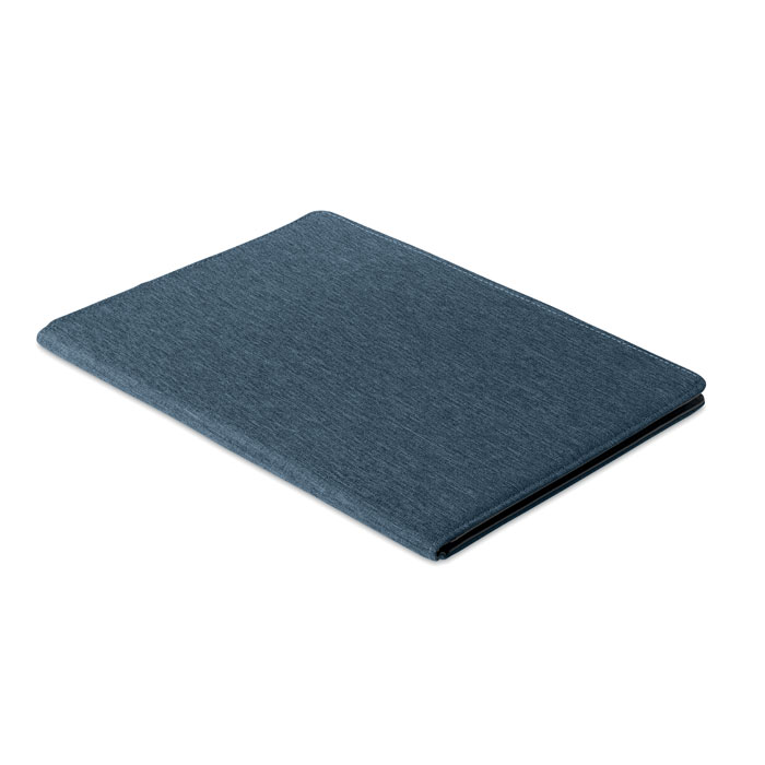 CASOVE - 300D RPET A4 portfolio - blauw
