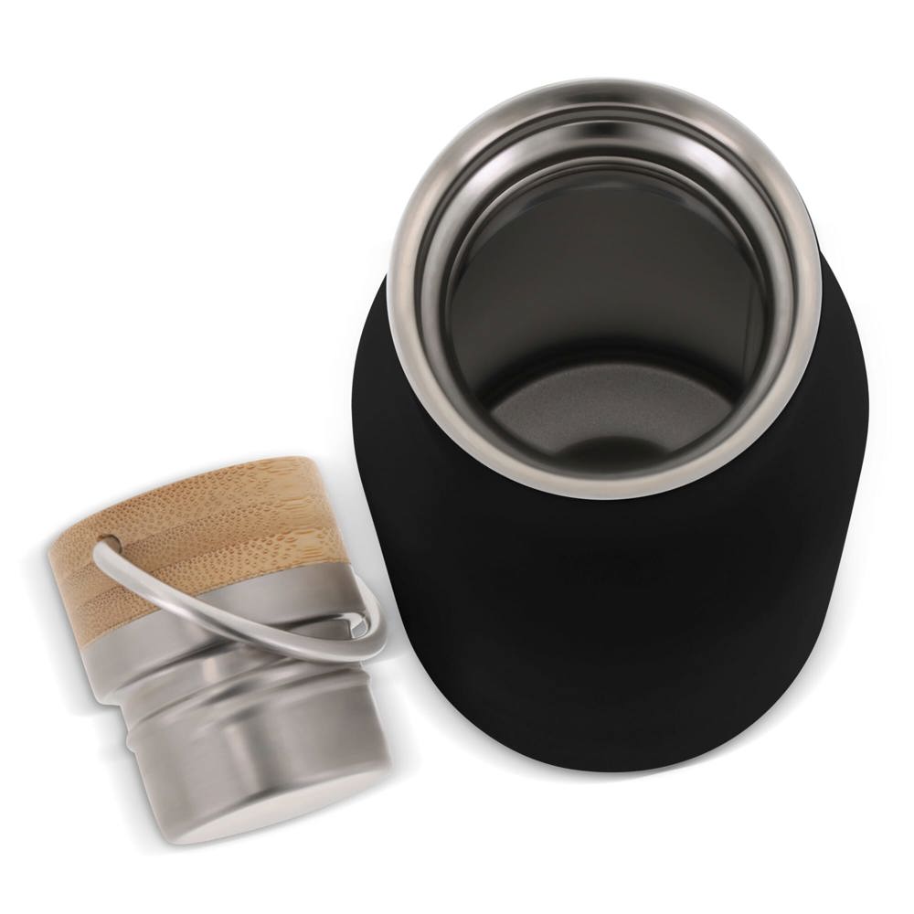 Thermo fles met bamboe deksel 500ml