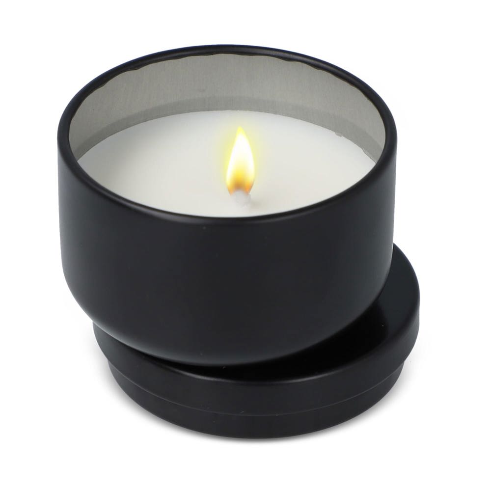 Asana plantaardige kaars in gerecycled blik
