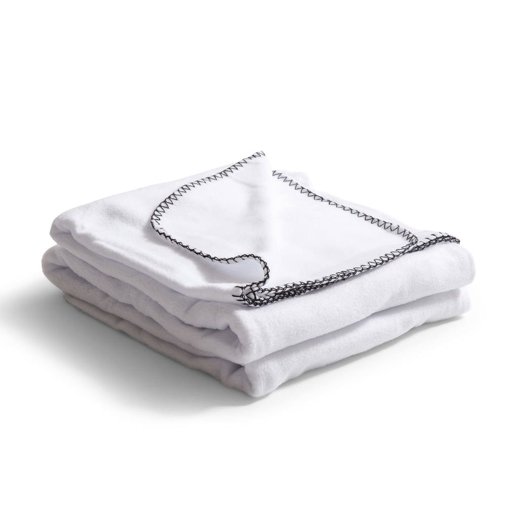 Nightingale fleece deken 130x170 cm - Wit