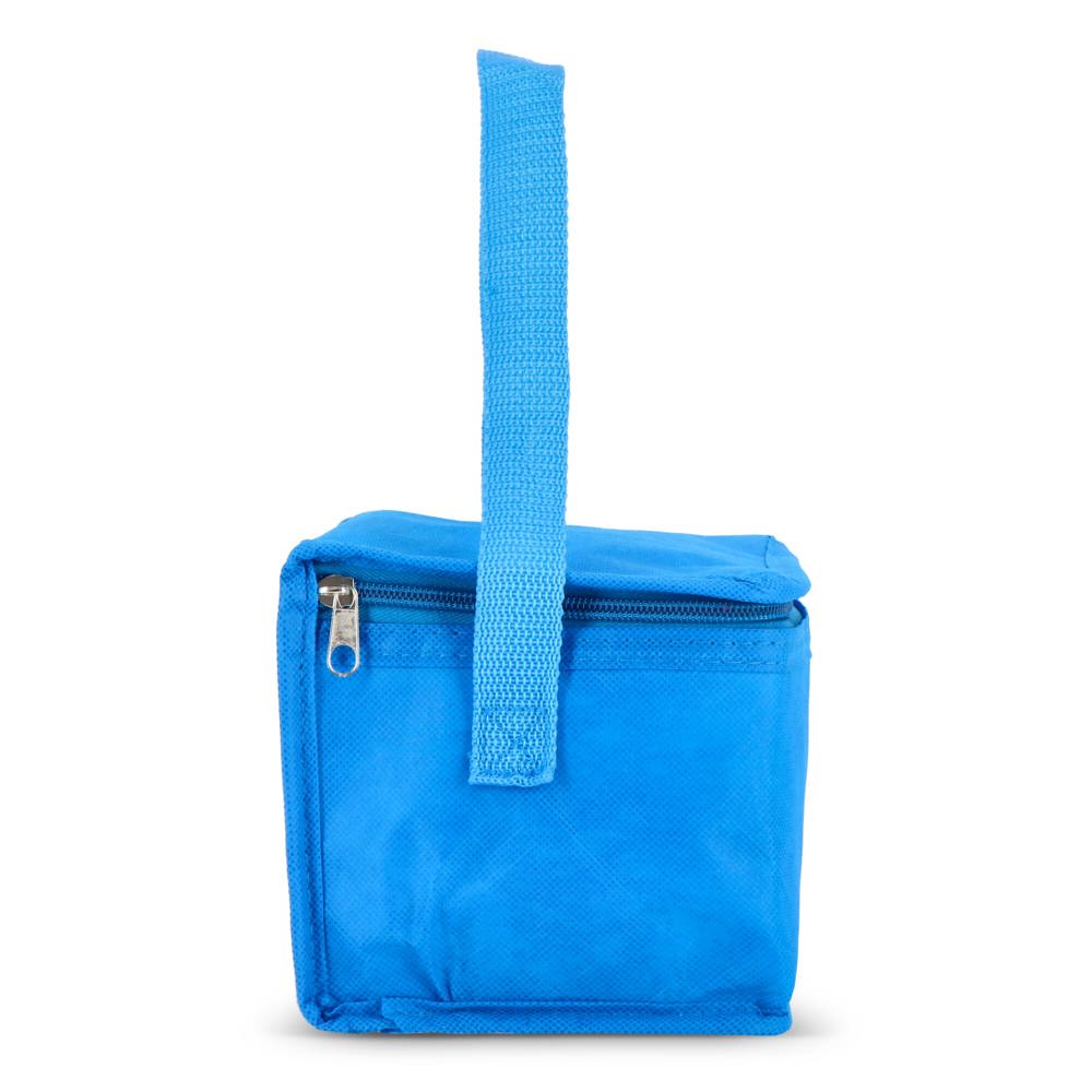 R-PET koeltas voor 6 blikjes, non-woven, 20 x 13 x 12,5 cm, 75 g/m²