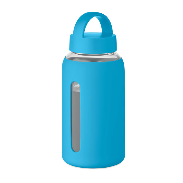BORIS - Fles van hoog borosilicaatglas - Turquoise