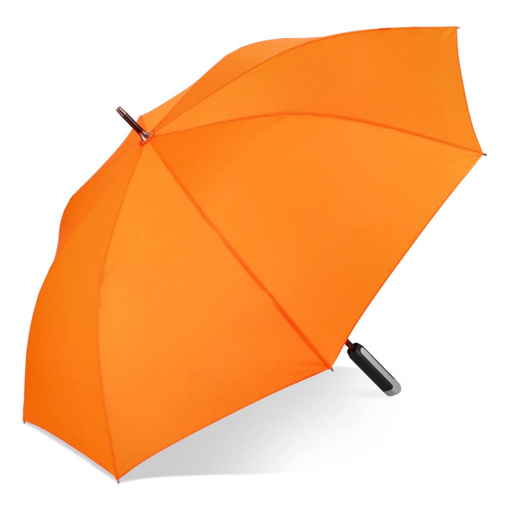 Emerantia 190T Pongee 23" Stokparaplu Auto open - Oranje