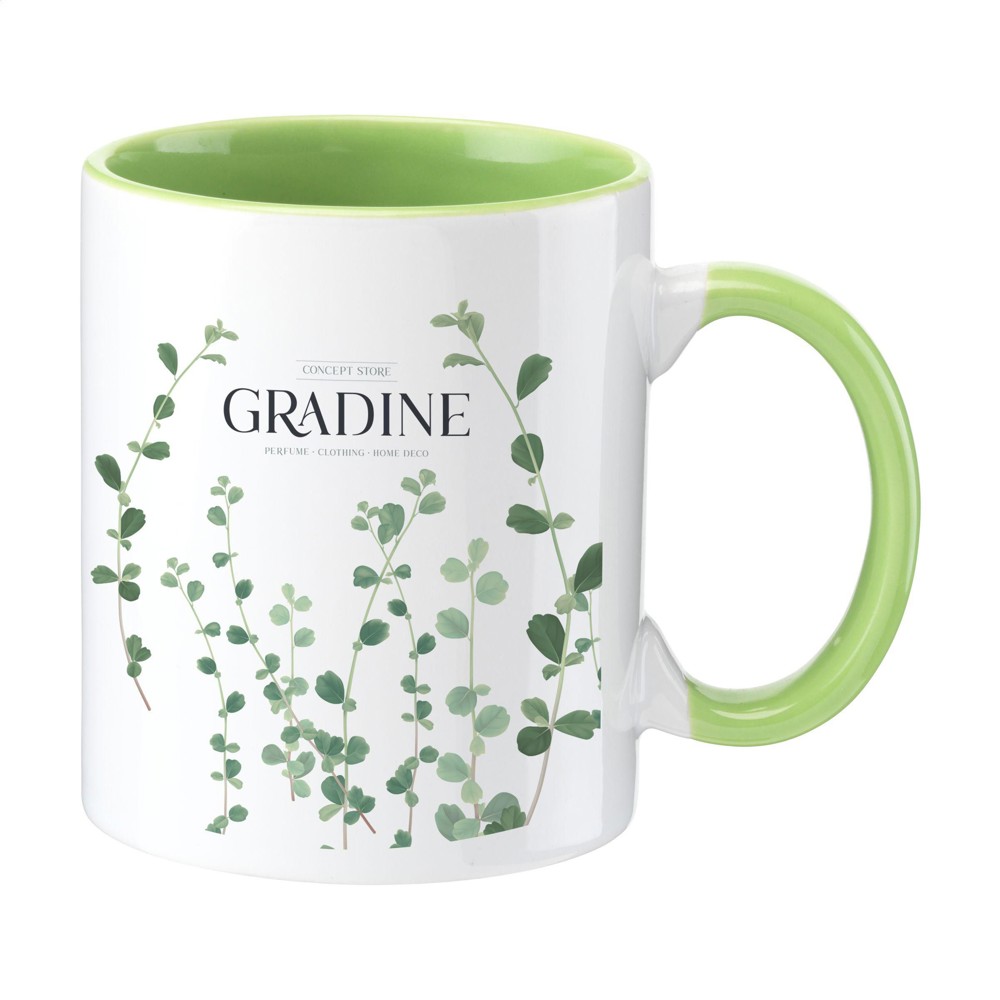Full Colour Mug Colorato 350 mlmok - lime (± PMS 369)
