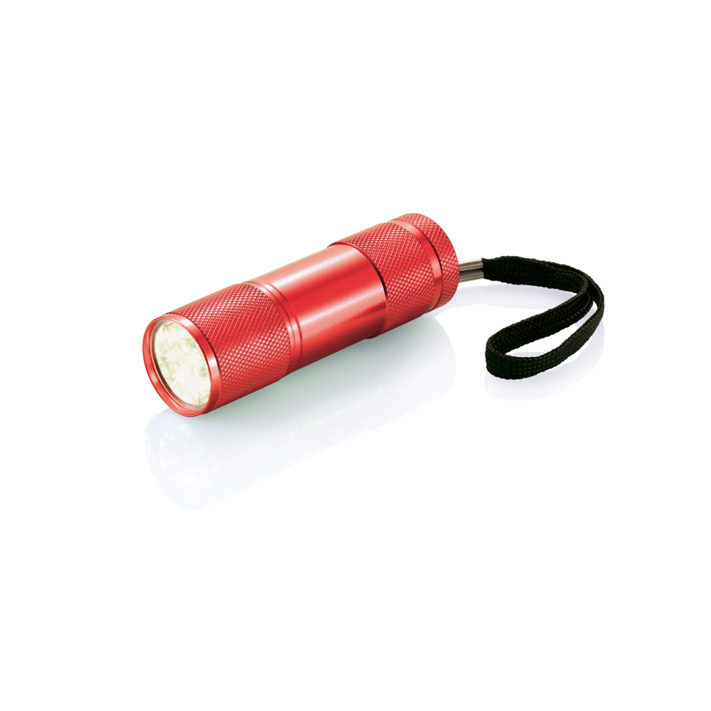 Quattro zaklamp - rood (± PMS 186)