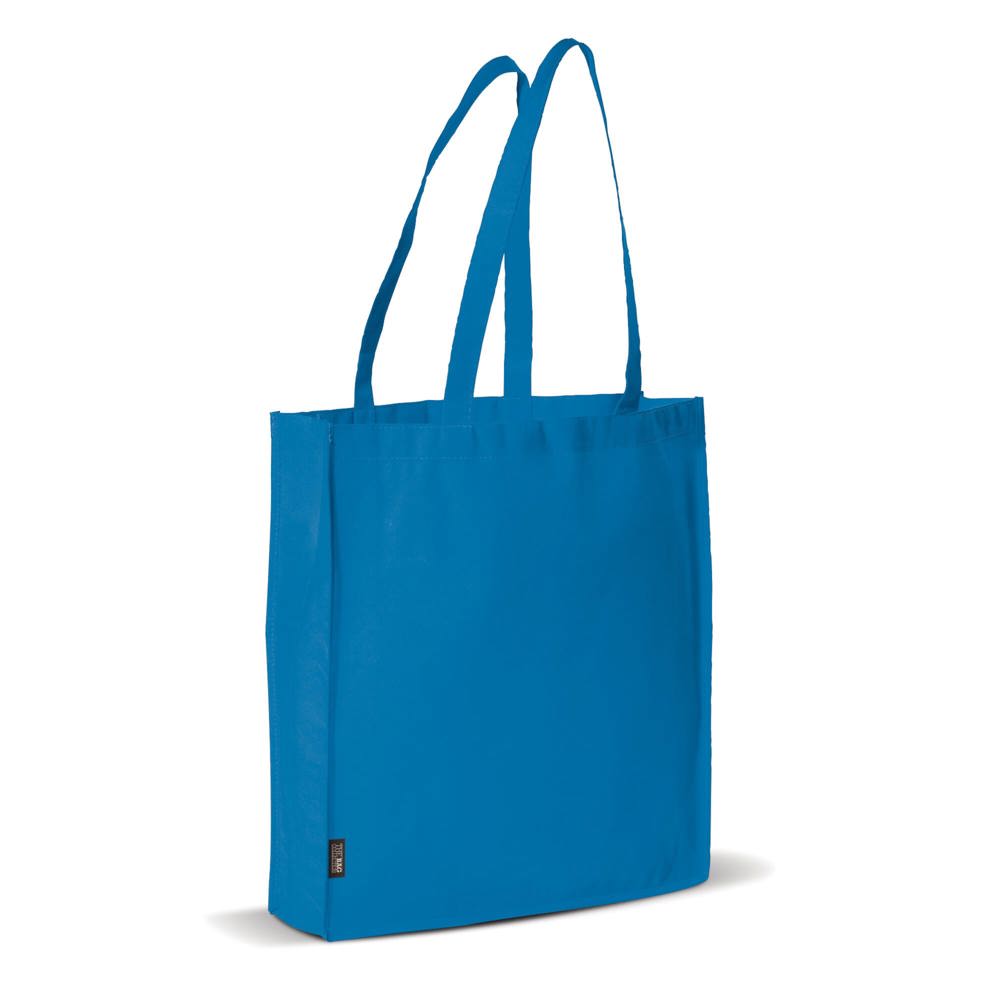 Schoudertas non-woven 75g/m² - Blauw
