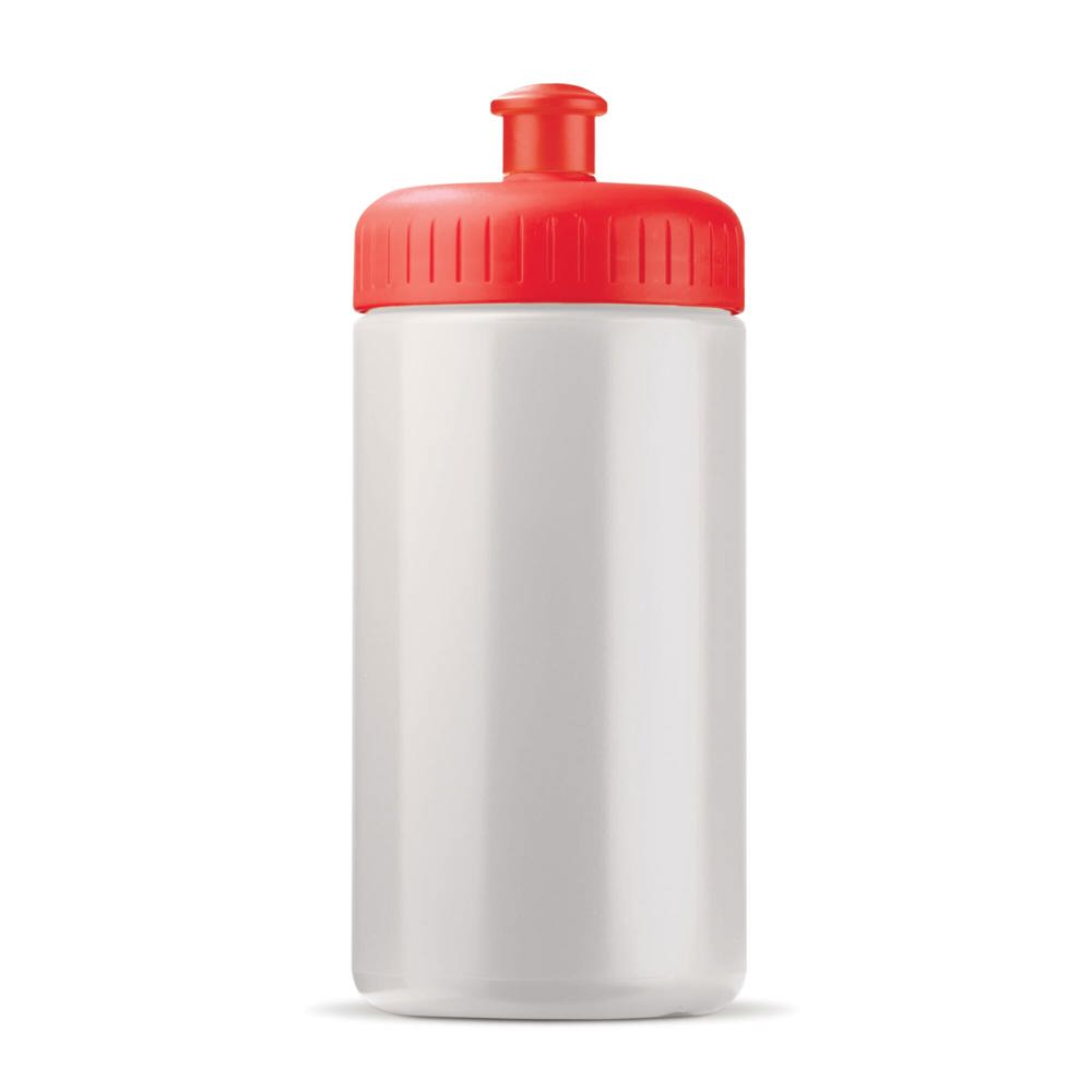 Sportbidon Bio basis 500ml basic - Wit / Rood